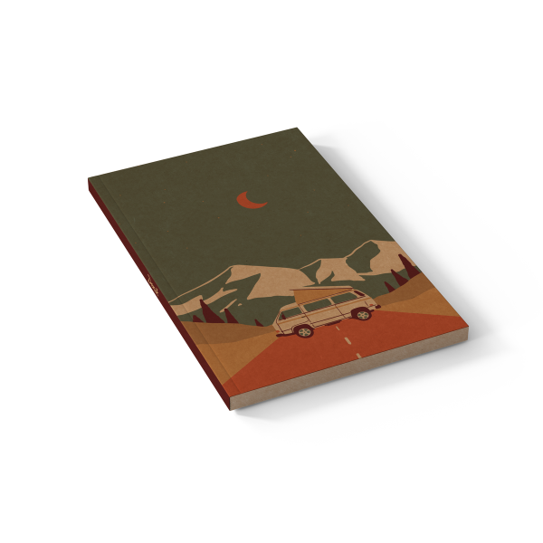 Denik Mountain Van Kraft Layflat Notebook