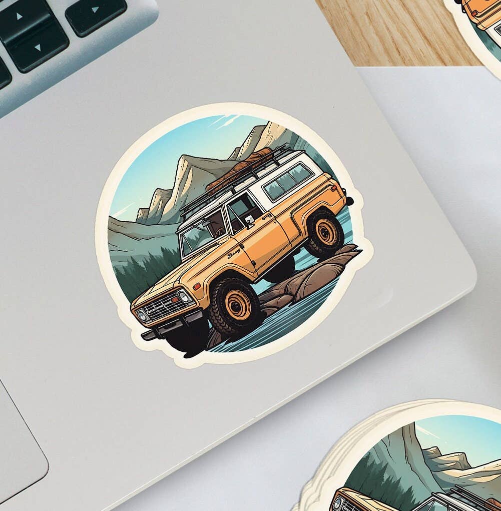 Old School Bronco Sticker