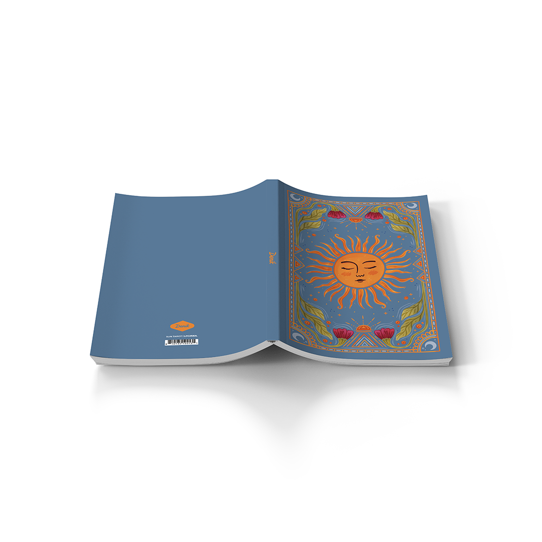 Denik Sun Tarot Soft Touch Layflat Notebook