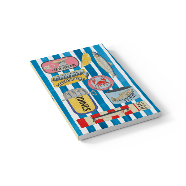 Denik Tinned Fish Soft Touch Layflat Notebook