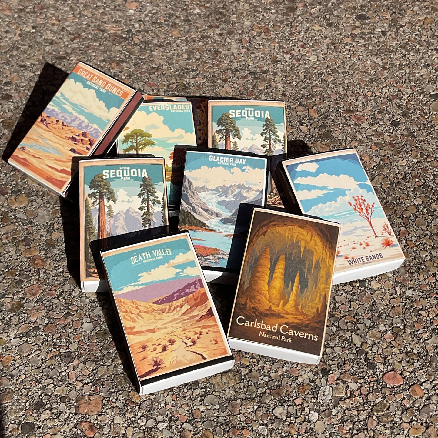 Sequoia National Park Vintage-looking Matchboxes