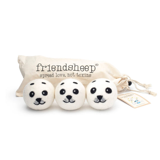 Friendsheep Baby Seals Eco Wool Dryer Balls - Set of 3