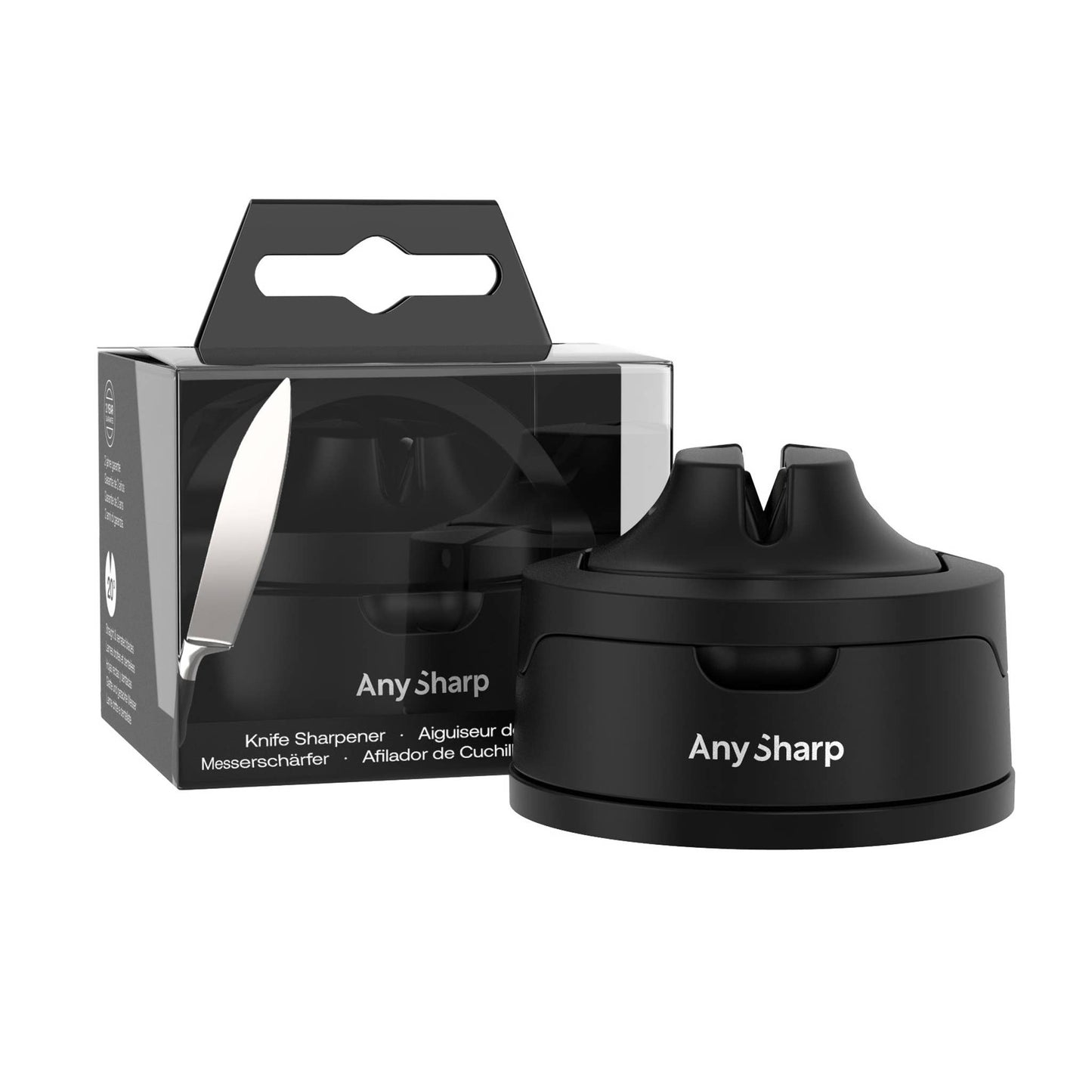 AnySharp Knife Sharpener EVO Black