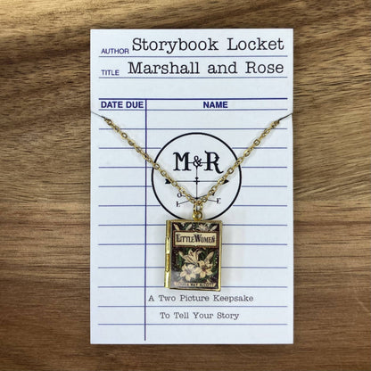 Book Locket Necklace - Little Women - Lily Series