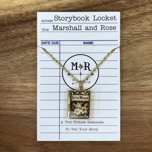 Book Locket Necklace - Little Women - Lily Series