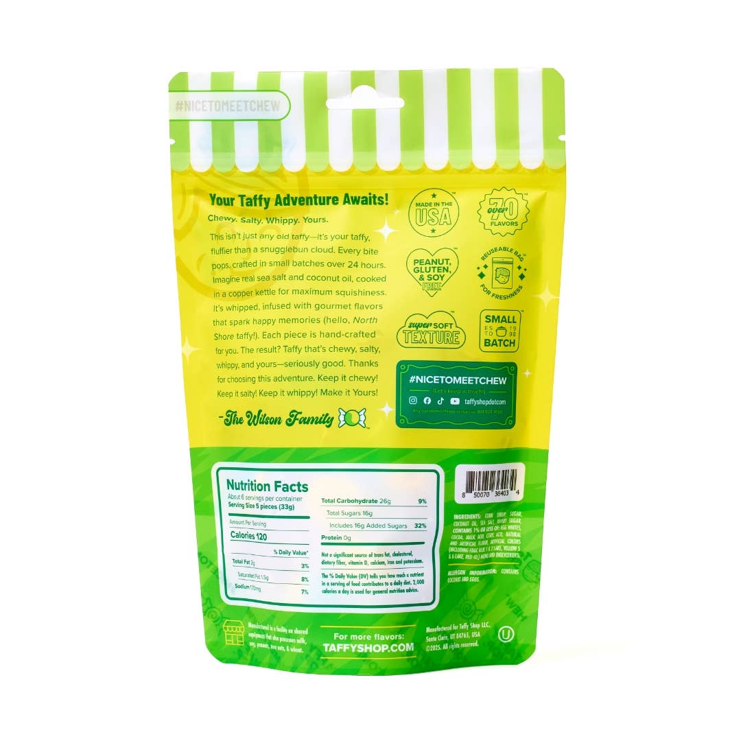 Sour Lime Ricky Zappy™ Taffy