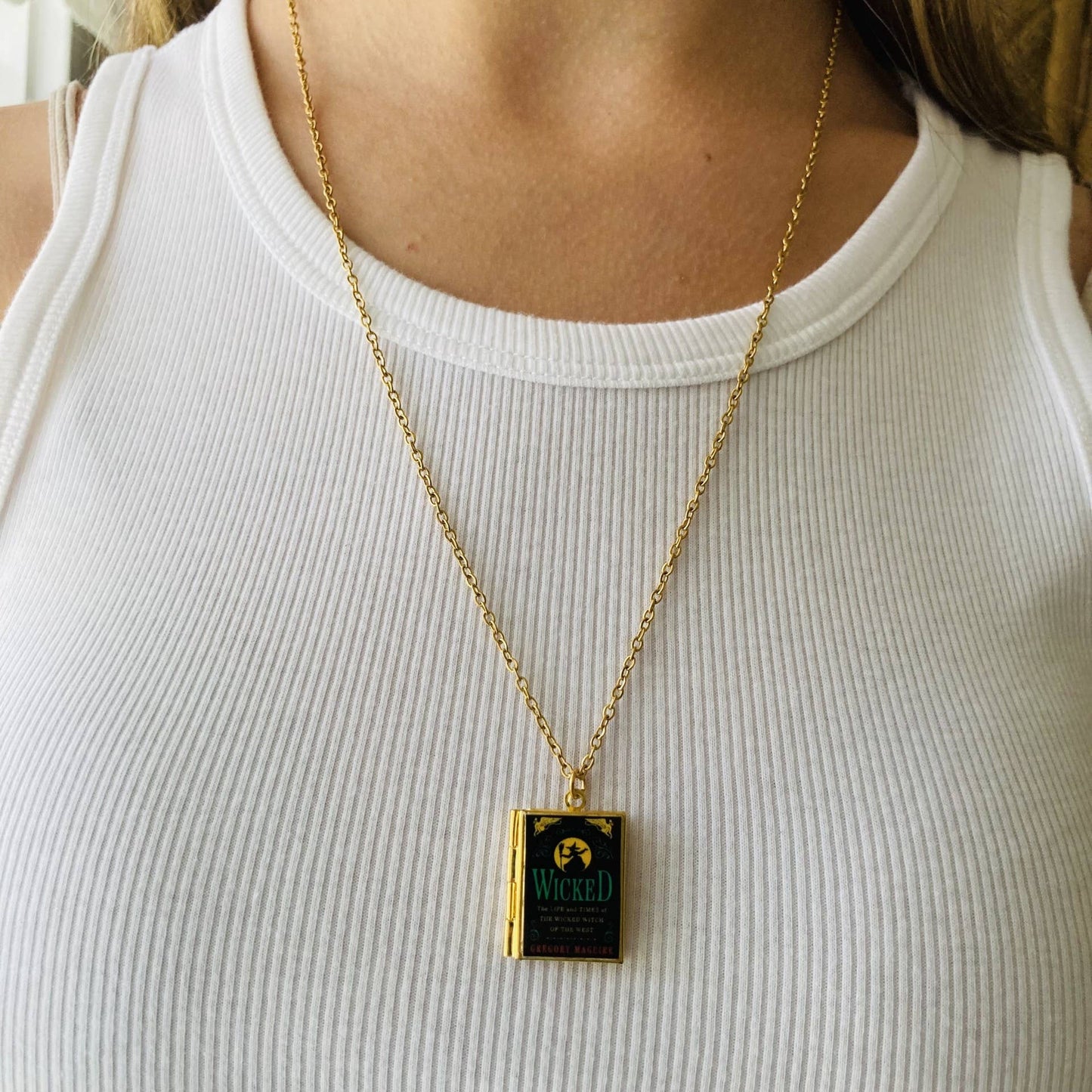 Book Locket Necklace - Wicked - Modern Edition