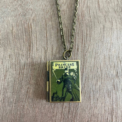 Book Locket Necklace - The Princess Bride