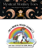On A Mental Health Journey Skeleton Sticker