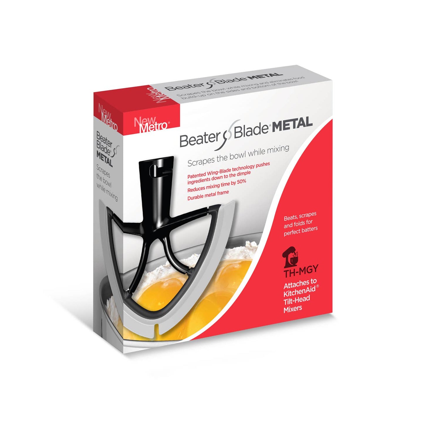 TH-M BeaterBlade Metal fits "4.5 & 5-QT Tilt-Head Mixers"