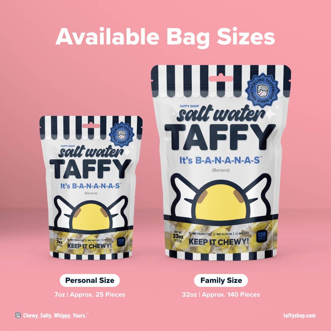 It's B-A-N-A-N-A-S™ Taffy (Banana)