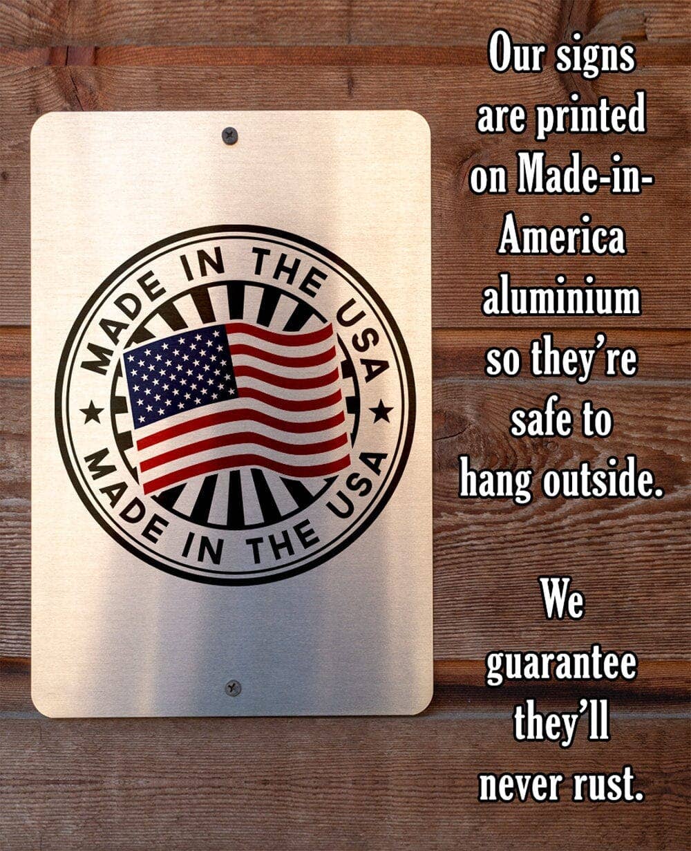 Rustic Metal Sign | Please Don't Summon Demons