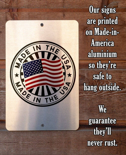Rustic Metal Sign | Please Don't Summon Demons