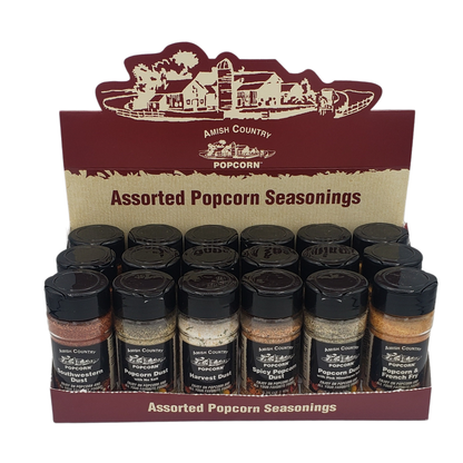 18 Pack Display Box of Popcorn Dust Seasonings (Mix Case)