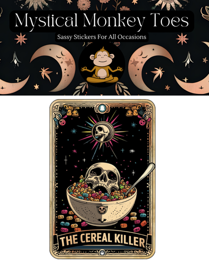Funny Cereal Killer Sticker