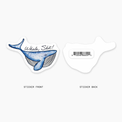 Whale Shit - 3" Art Sticker