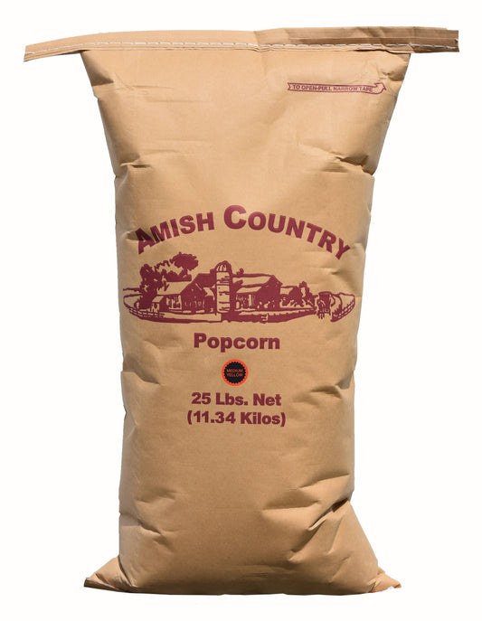 25lb. Bag of Medium Yellow Popcorn