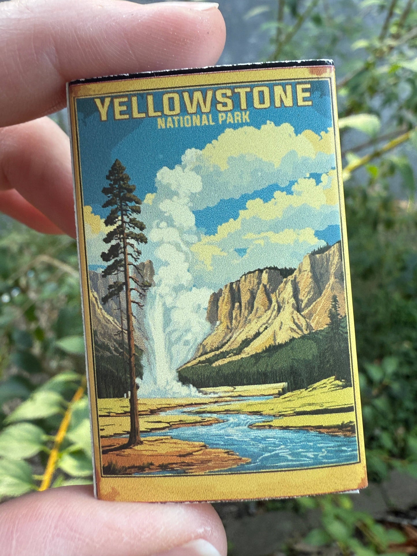 Yellowstone Vintage-looking National Park Matchboxes