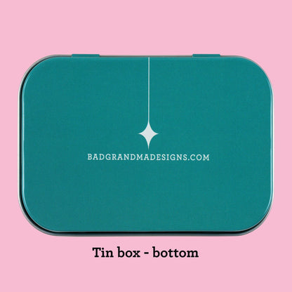 Very Important Shit stash tin - purse-size food-safe tin box
