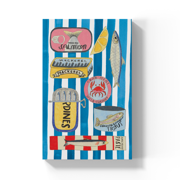 Denik Tinned Fish Soft Touch Layflat Notebook
