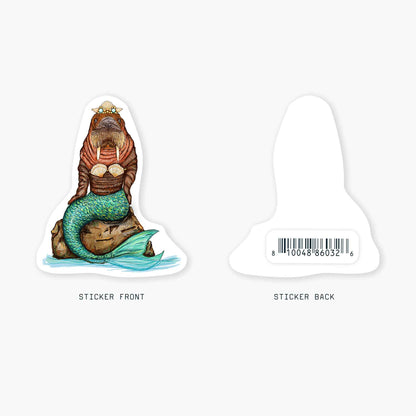 Mer-Walrus - 3" Art Sticker