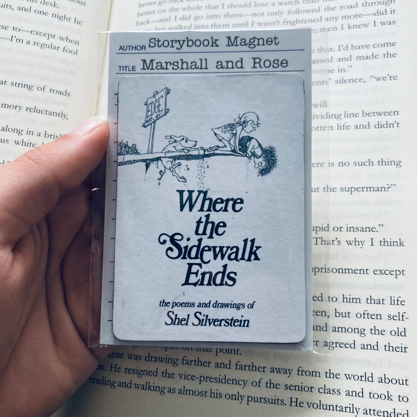 Bookish Magnet - Where the Sidewalk Ends