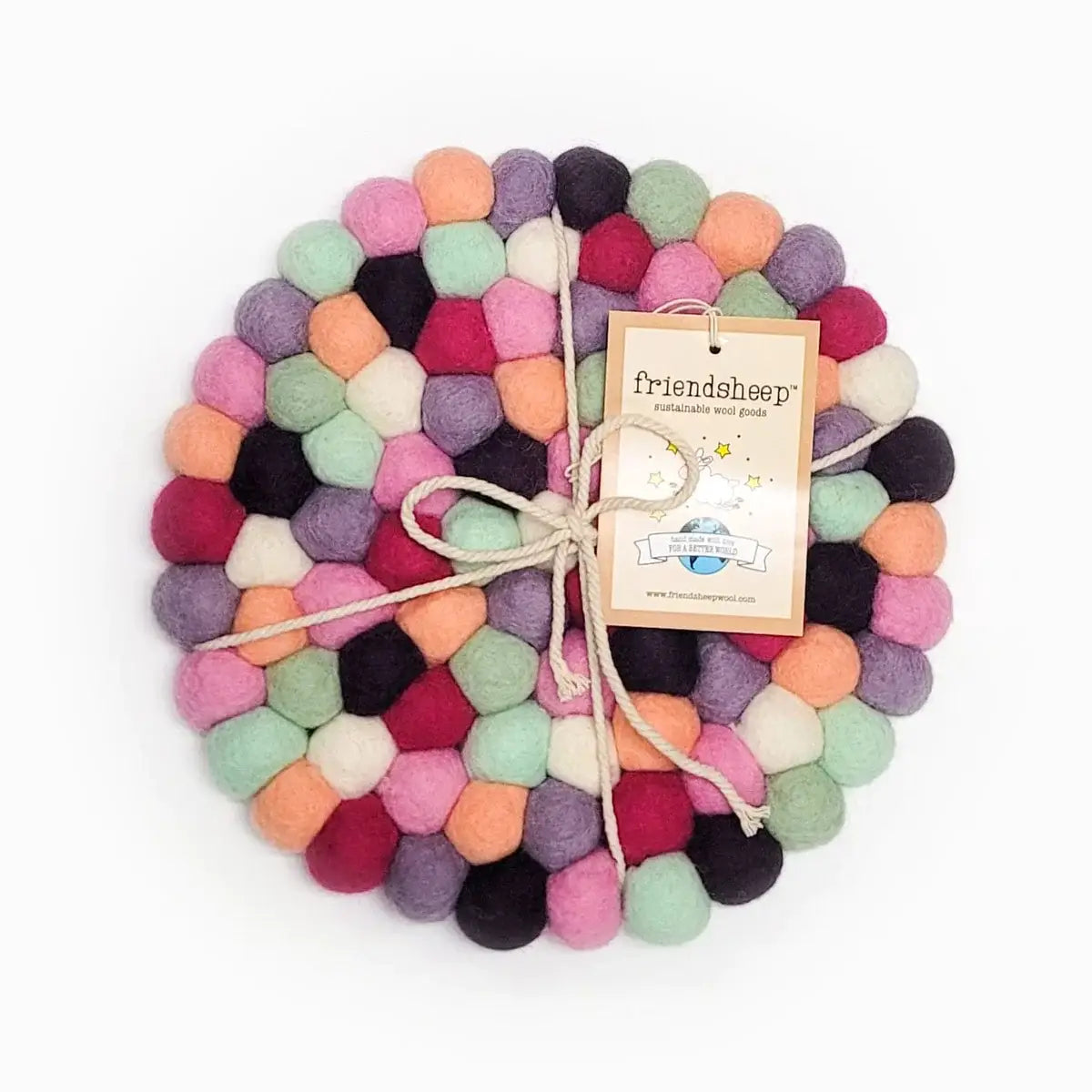 Friendsheep Macarons Eco Coasters and Trivets