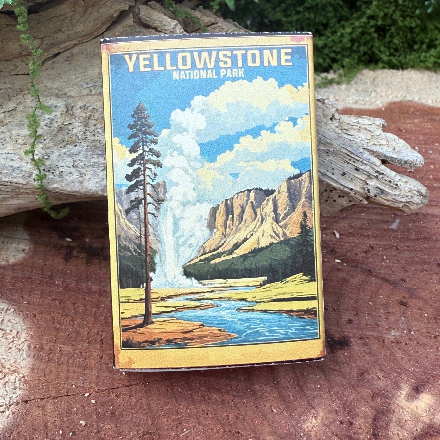 Yellowstone Vintage-looking National Park Matchboxes
