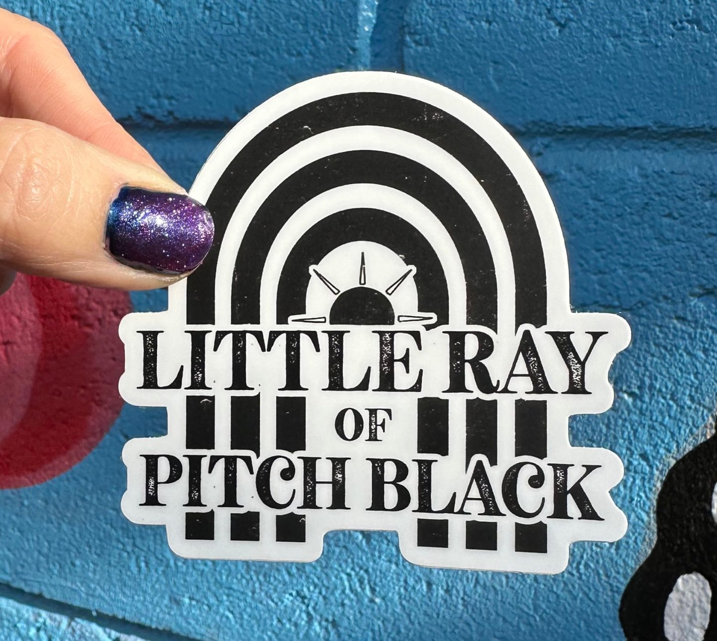 Little Ray Of Pitch Black Sticker