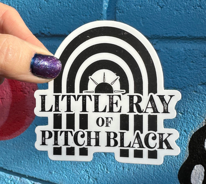 Little Ray Of Pitch Black Sticker