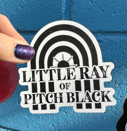 Little Ray Of Pitch Black Sticker