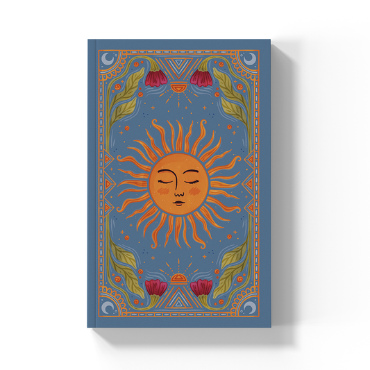 Denik Sun Tarot  Soft Touch Layflat Notebook
