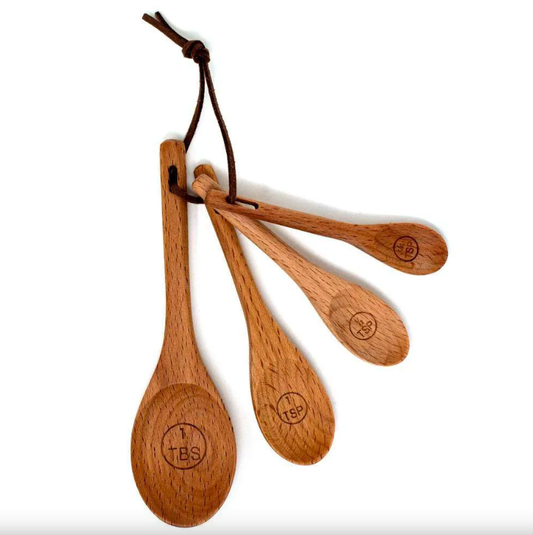 Norpro Beechwood Measuring Spoons Set of 4