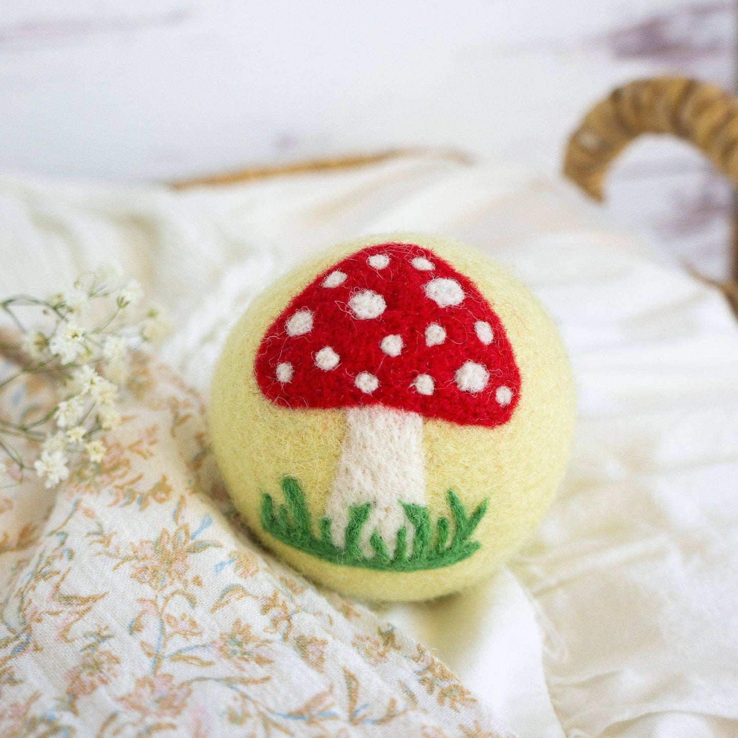 Friendsheep Enchanted Mushrooms Eco Wool Dryer Balls - Set of 6