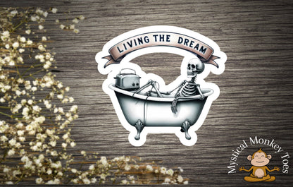 Funny Toaster Bath Sticker
