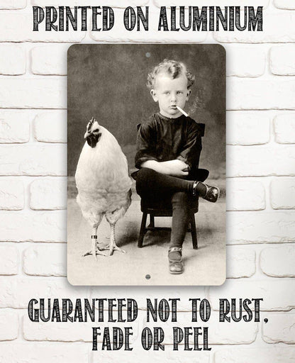 Rustic Metal Sign | Bizarre Strange Weird Boy