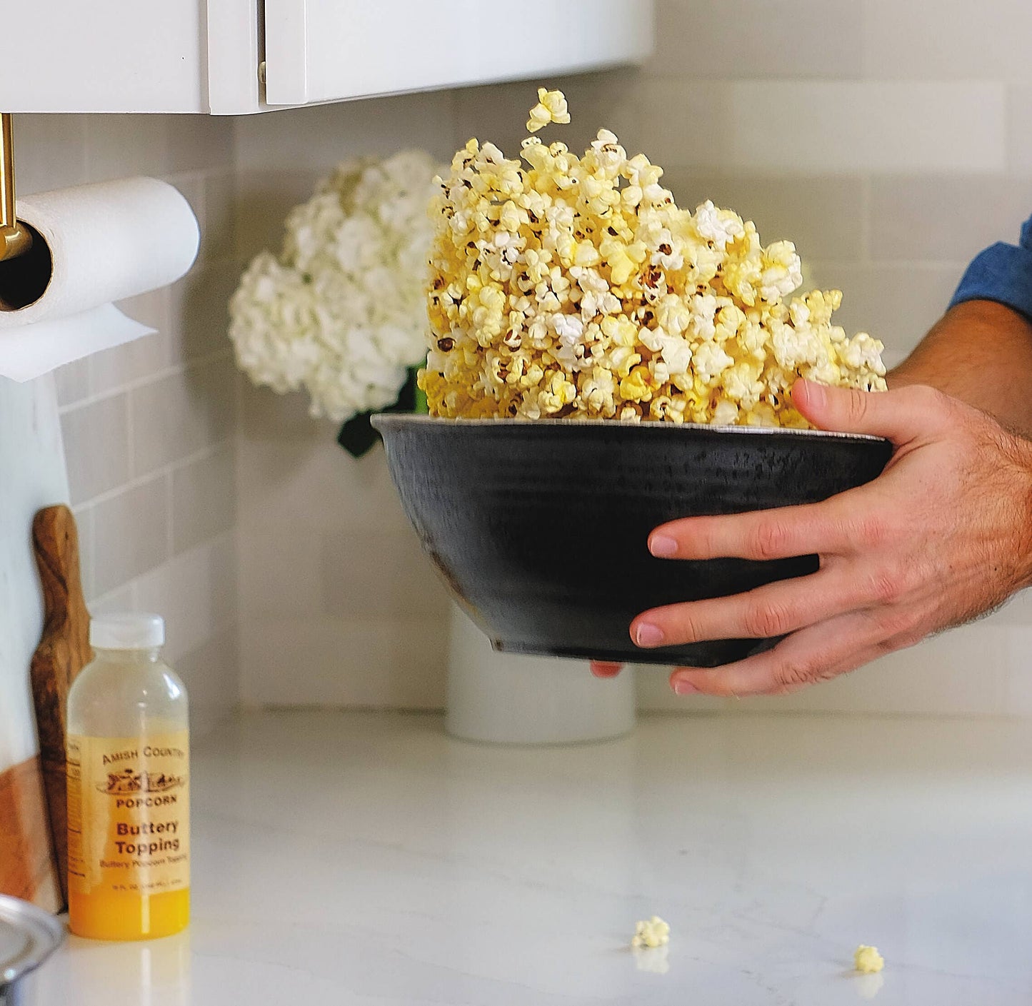 6lb Bag of Baby White Hulless Popcorn