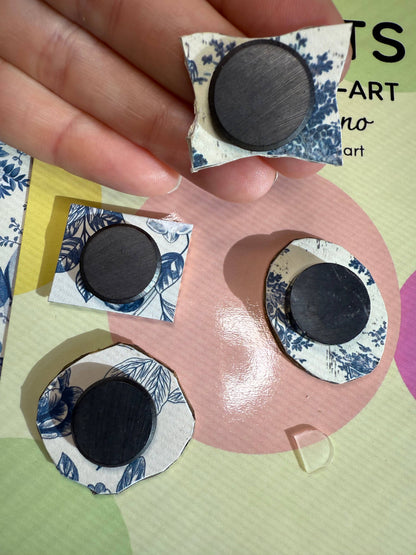 Vintage floral Magnets (Set of 4)