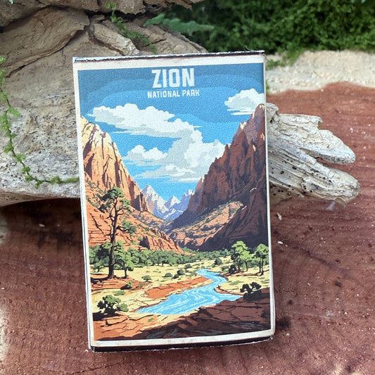 Zion Vintage-looking National Park Matchboxes