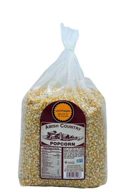 6lb Bag of Ladyfinger Hulless Popcorn