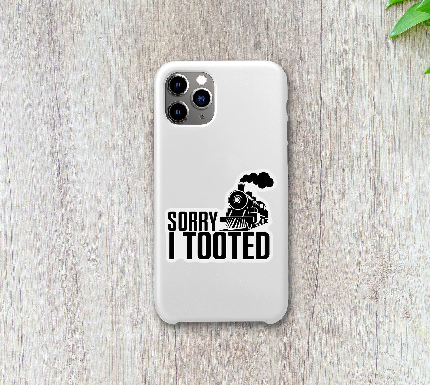 Sorry I Tooted Sticker