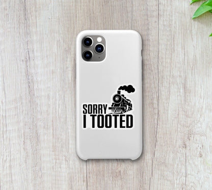 Sorry I Tooted Sticker