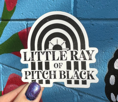 Little Ray Of Pitch Black Sticker