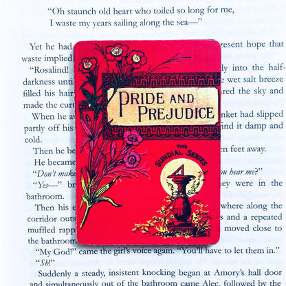 Bookish Magnet - Pride and Prejudice - Red Sundial