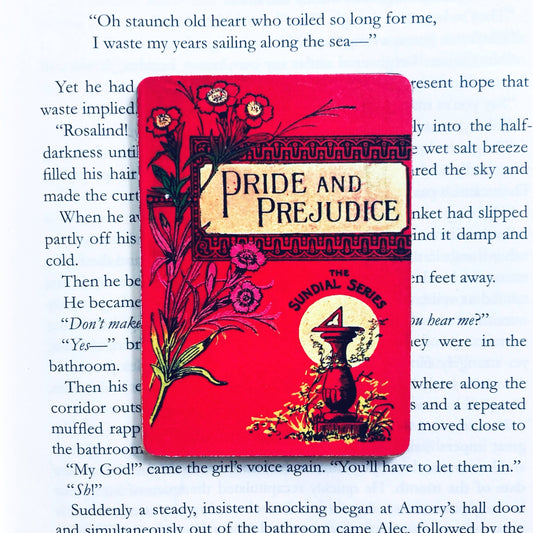 Bookish Magnet - Pride and Prejudice - Red Sundial