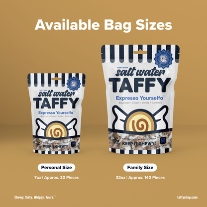 Expresso Yourselfo™ Taffy (Espresso+Cream+Vanilla+Caramel)