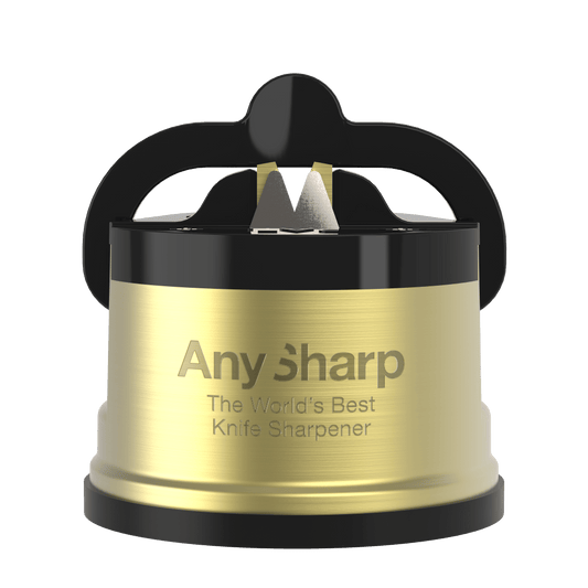 AnySharp Chef - Brass Knife Sharpener