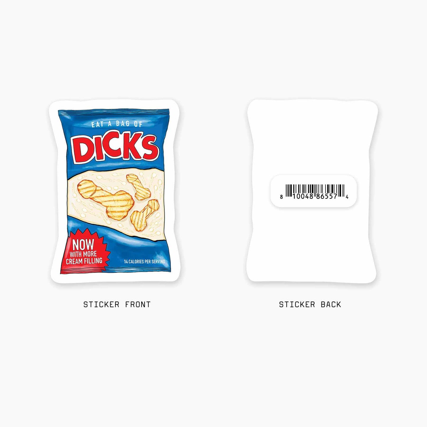 Dicks - 3" Art Sticker