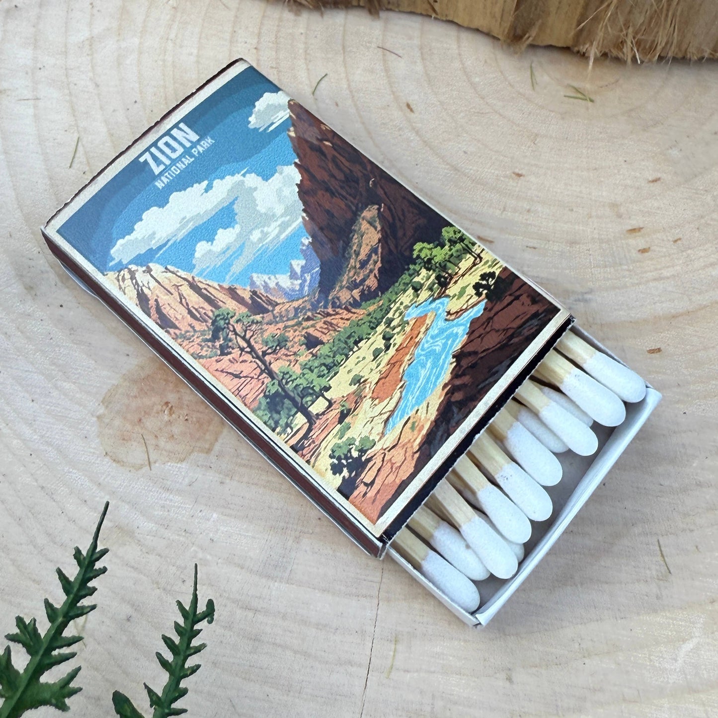 Zion Vintage-looking National Park Matchboxes