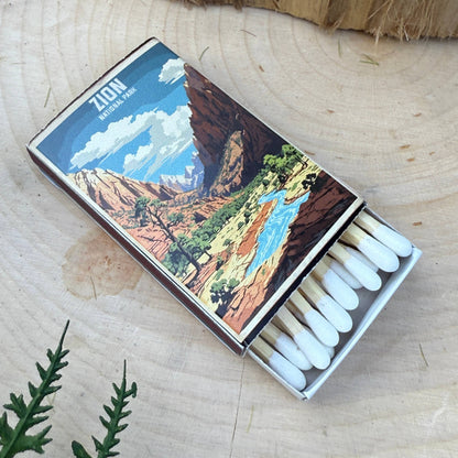 Zion Vintage-looking National Park Matchboxes